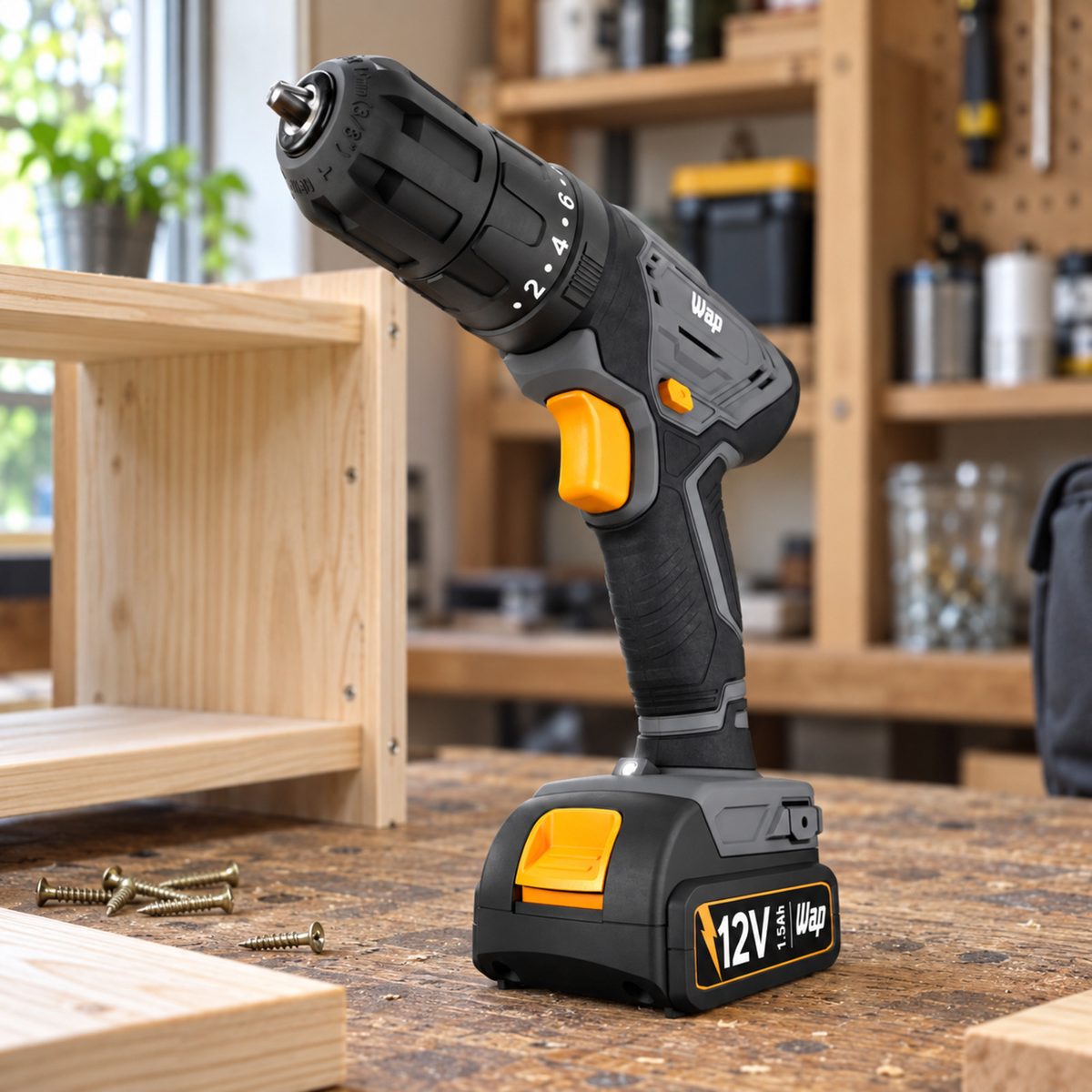 Parafusadeira e Furadeira de Impacto WAP 12V WF 12K4.2